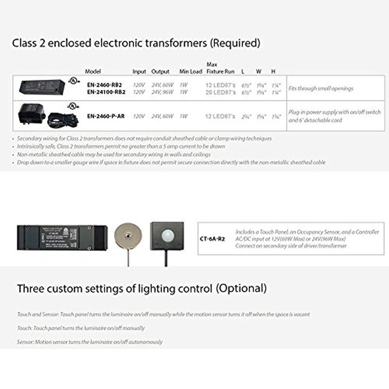 WAC Lighting HR-LED87-BN LED Round Button Lights, 3000K in Brushed Nickel Finish - Image 3